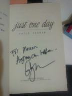 "Just One Day" signed by Gayle Forman